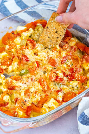 Dip De Tomates Cherry Y Queso Feta Receta Ekilu