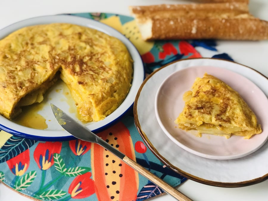 Tortilla De Patata Y Calabaza