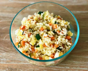Carrot and Zucchini Rice