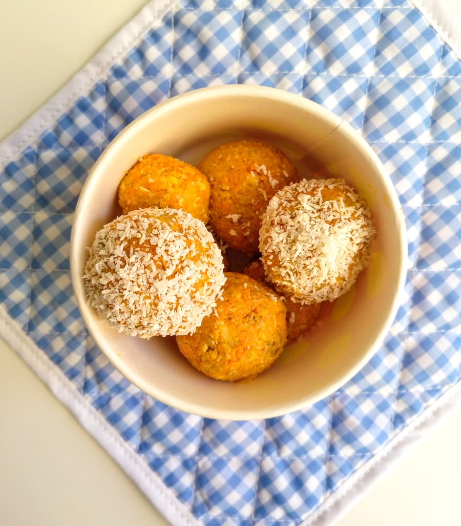 Carrot and Coconut Energy Balls