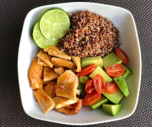 Quinoa, Chicken, and Avocado Bowl
