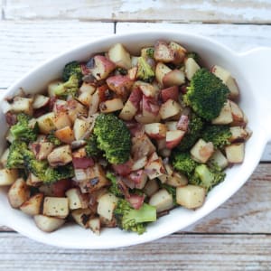 Broccoli and Potato Hash