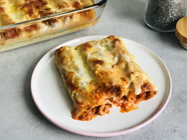 Beef and Mushroom Cannelloni