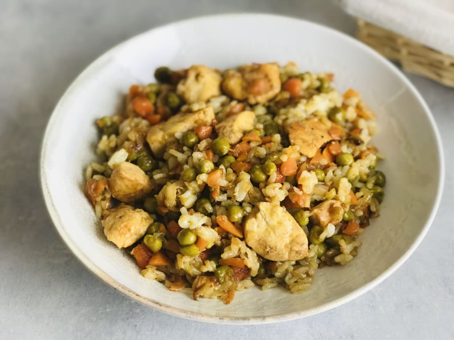 Chicken Fried Rice with Vegetables