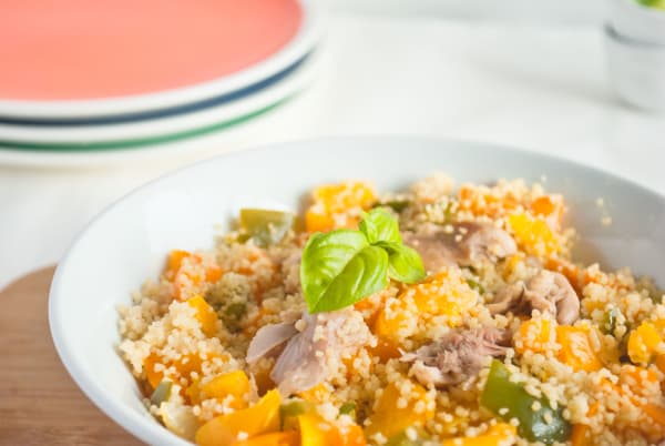 Chicken and Bell Pepper Couscous