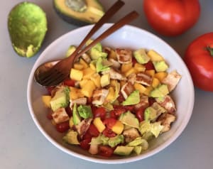 Avocado and Mango Salad with Chicken