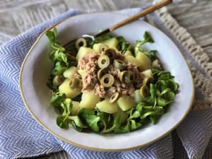 Tuna, Potato and Lamb's Lettuce