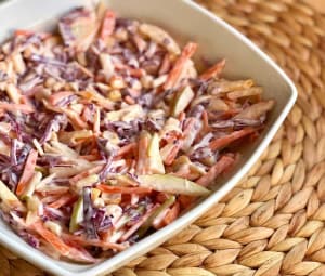 Apple, Cabbage, and Carrot Salad