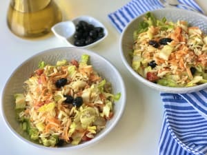 Pasta Salad with Tuna, and Carrot
