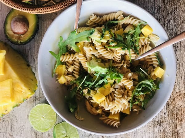 Pasta Salad with Chicken and Pineapple