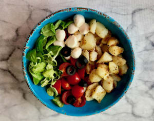 Potato, Tomato, and Mozzarella Salad