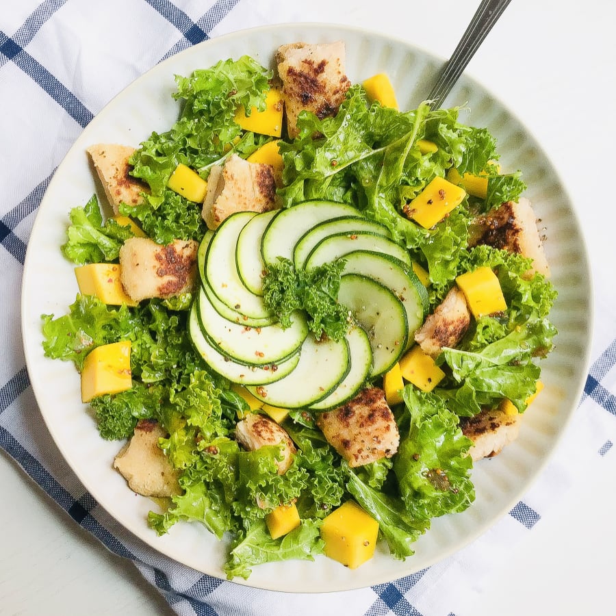 Chicken, Kale, and Zucchini Salad