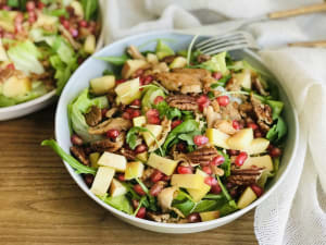Chicken Salad with Apple and Pomegranate
