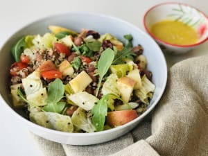 Apple and Pinto Beans Quinoa Salad
