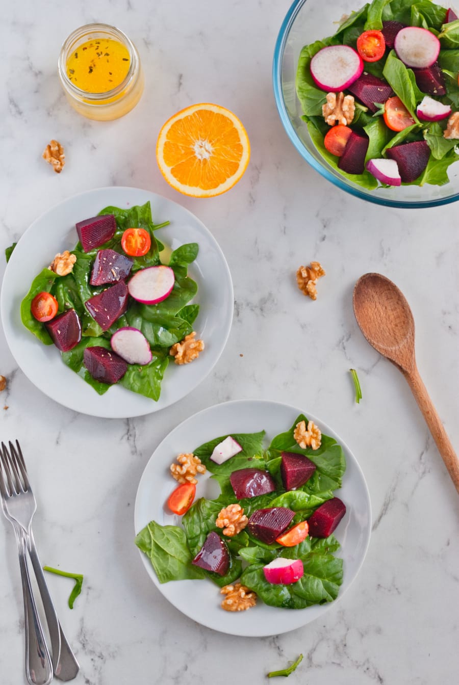Beet Salad with Orange Vinaigrette