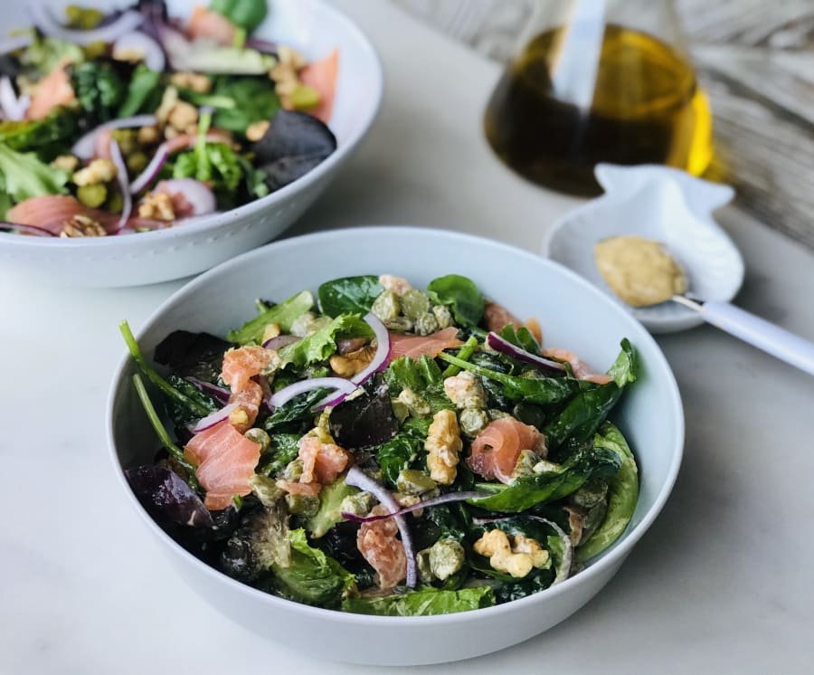 Super Refreshing Smoked Salmon Salad