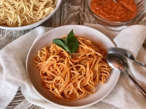 Spaghetti with Tuna Sauce