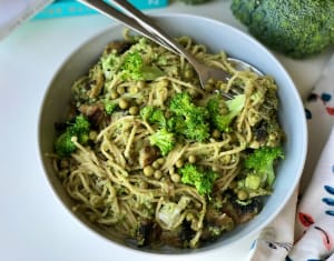Spaghetti with Broccoli Sauce