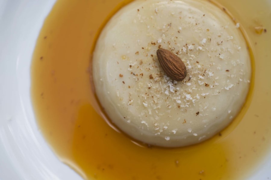 Flan de Almendras