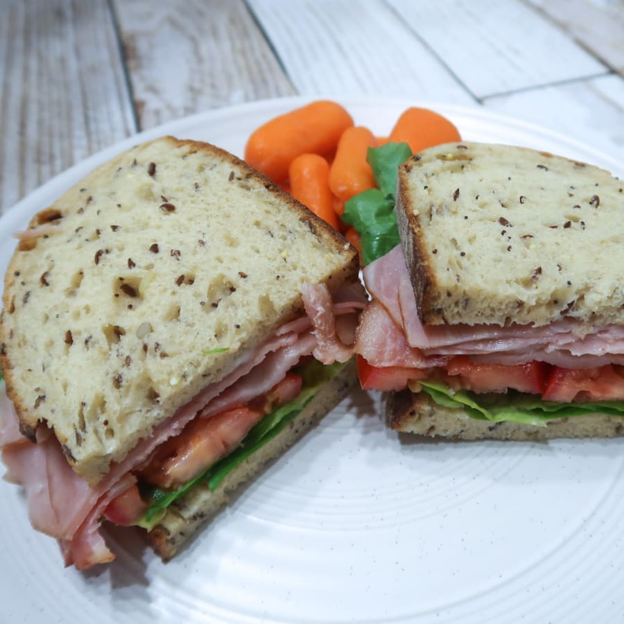 Ham and Bacon Sandwich