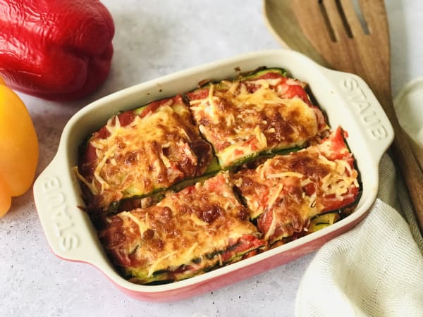 Zucchini Lasagna with Turkey and Vegetables