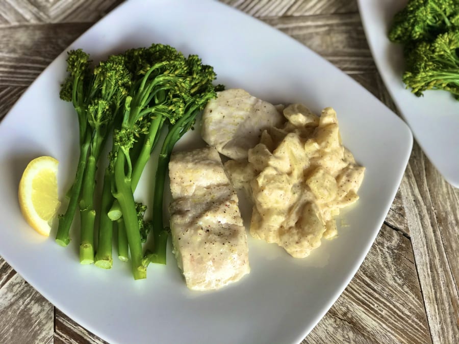 Hake with Broccoli and Potatoes