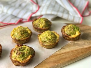 Muffins Salados de Brócoli y Queso