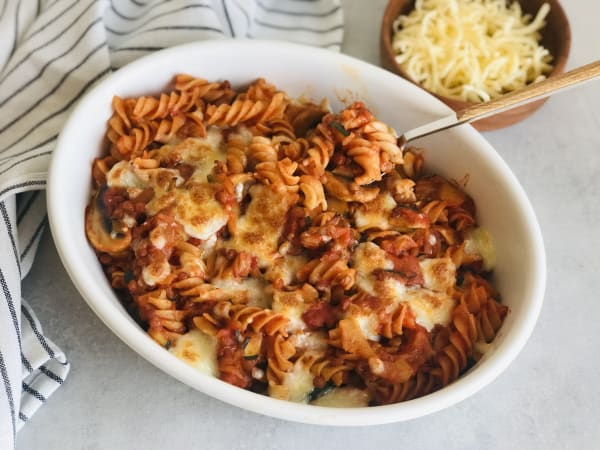 Pasta with Lentils and Mushrooms