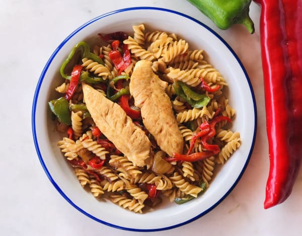 Chicken and Bell Pepper Pasta