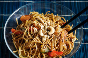 Asian-Inspired Spaghetti