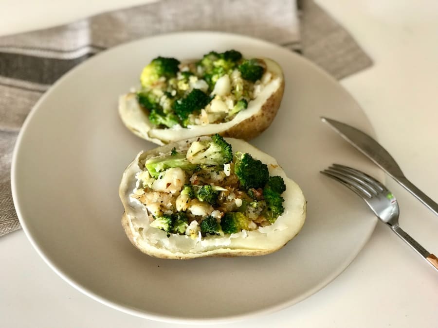 Patatas Rellenas de Brócoli
