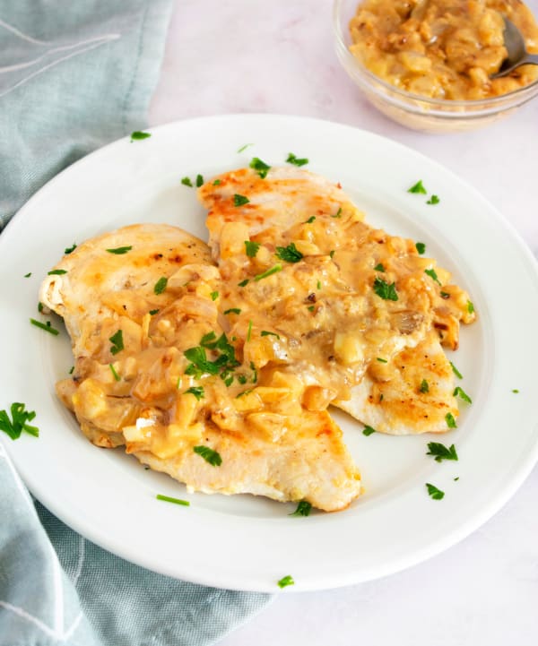 Chicken with Goat Cheese Sauce
