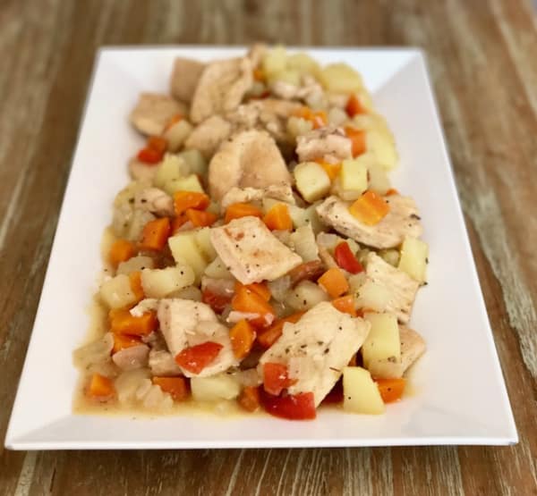 Stewed Chicken with Carrot and Potatoes
