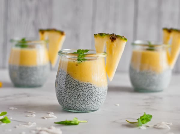 Chia, Pineapple, and Coconut Milk Pudding