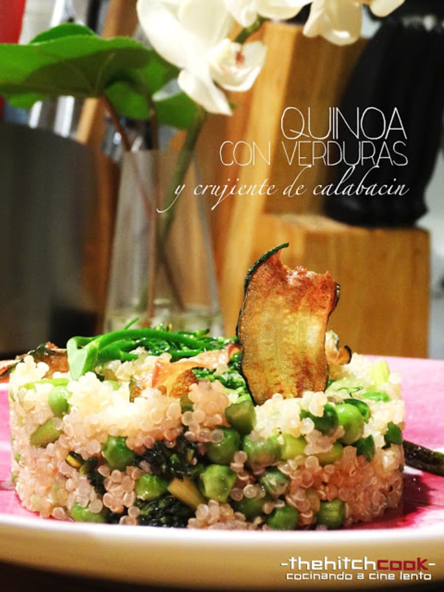 Quinua Con Verduras Y Crujiente De Calabacín Receta Ekilu 7627