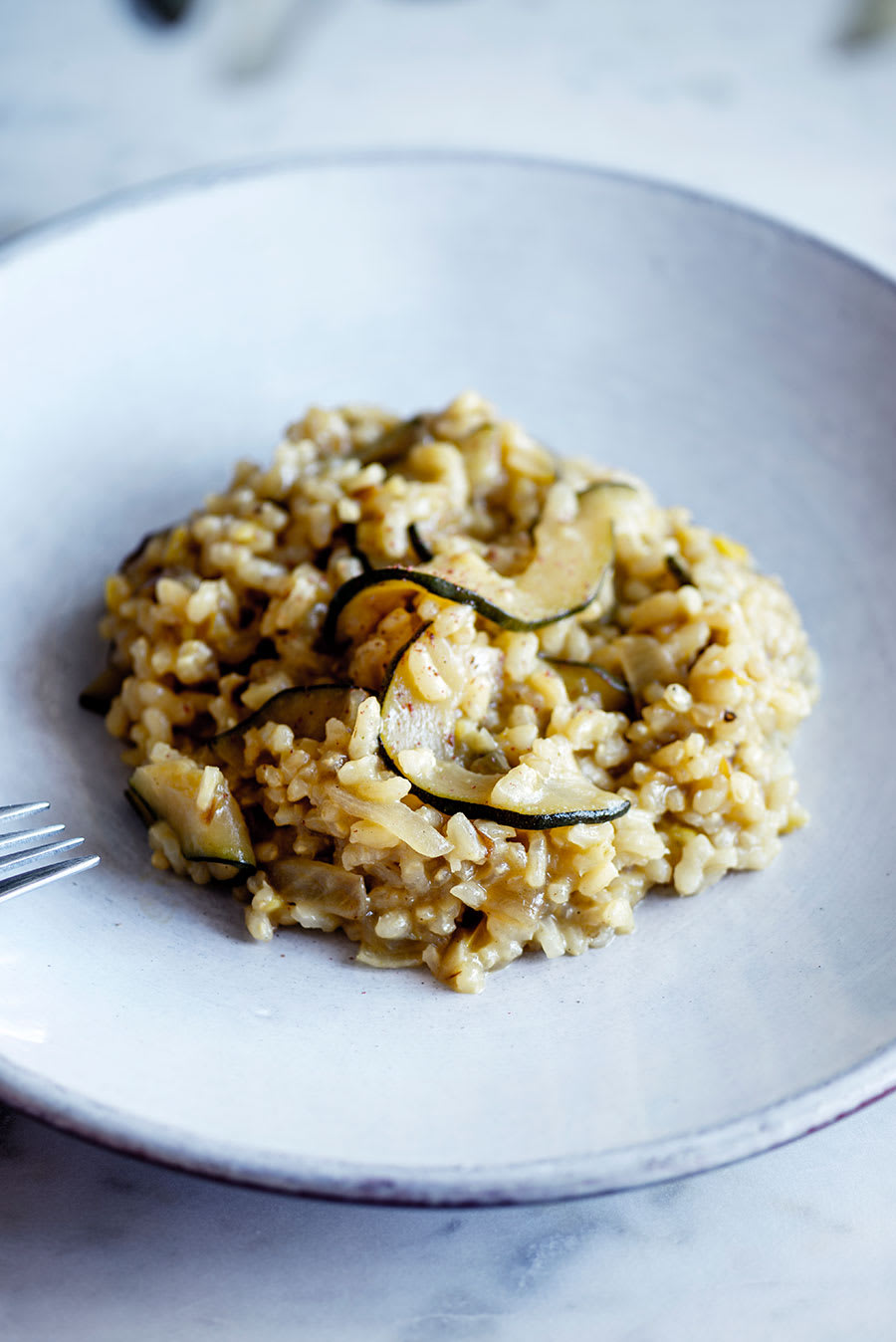 Risotto Vegano de Calabacín | Receta ekilu