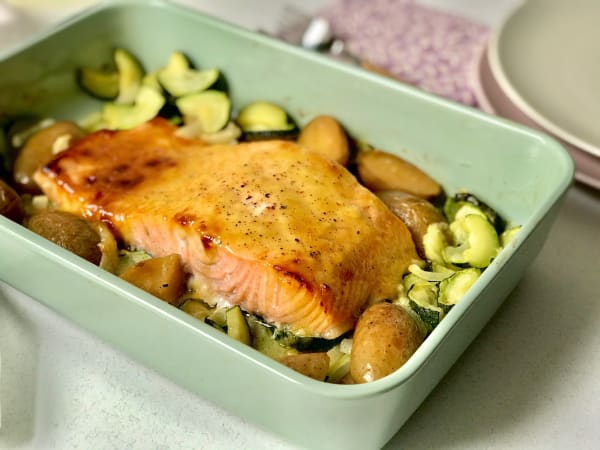 Salmon with Honey and Mustard