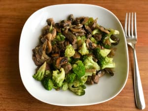 Broccoli, Mushrooms, and Onion