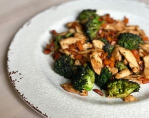 Pan-Fried Chicken and Broccoli
