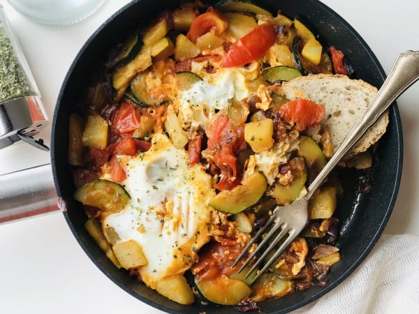 Egg Skillet with Potato and Zucchini