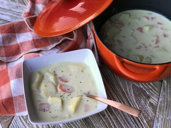 Sopa Cremosa de Patata y Zanahoria