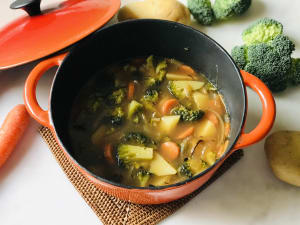Broccoli, Potato, and Carrot Soup