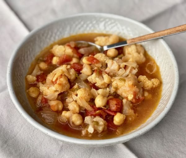 Chickpea and Cauliflower Soup