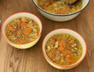Sopa de Zanahoria y Coliflor