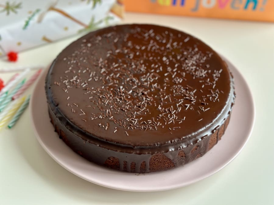 Tarta de Chocolate para Cumpleaños