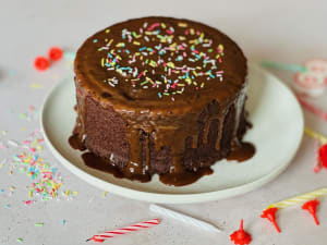 Microwave Birthday Cake