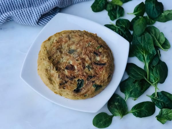 Mushroom and Spinach Omelet