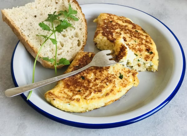 Cauliflower and Cheese Omelet