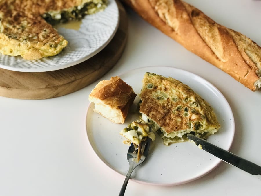 Pea Omelet