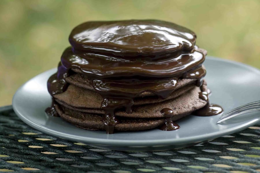 Oat and Chocolate Pancakes